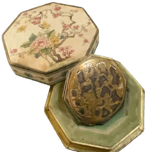 Antique powder langois - powder, dual
