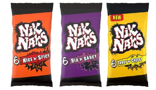 Nik naks crisps - naks, pack