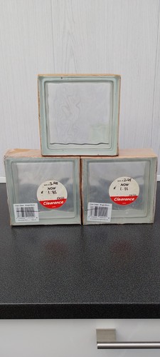 Wavy glass brick block - wavy,