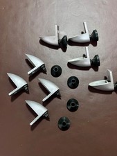 JAMO spikes for speakers turntable etc 8 piece set silver. 