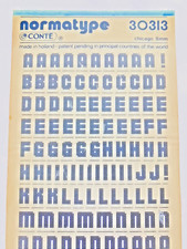 NORMATYPE LETTERING Chicago