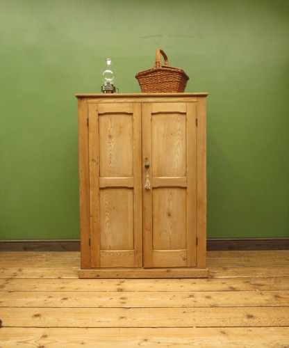 Antique pine cupboard - antique,