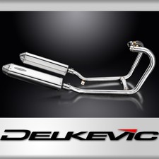 Triumph Thruxton 1200 R/RS 16-24 Exhaust 2-2 420mm Tri-Oval Stainless Silencers