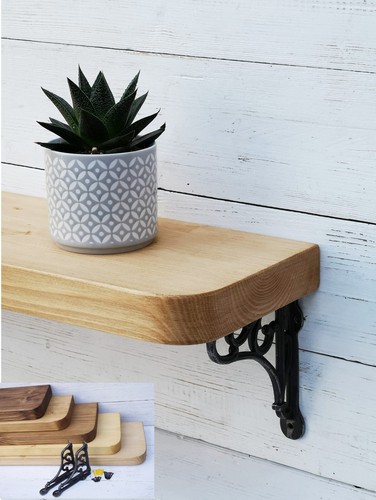 Shelf with curved - , rounded