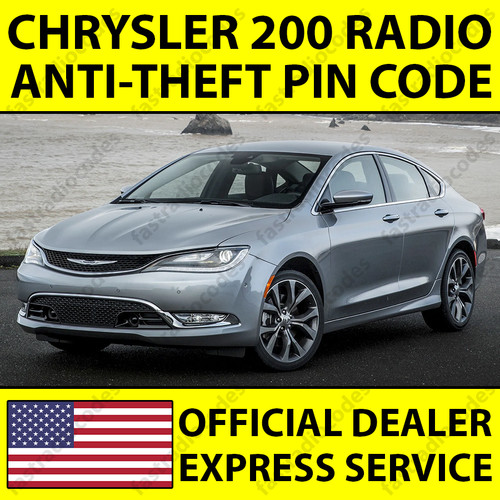 Chrysler 200 car radio - ✅chrysler,