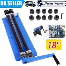 18" Bending Machine Sheet Metal Bead Roller Swager Plate Steel Body 6 Roll Sets