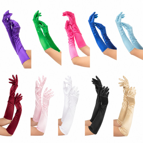 Ladies long soft stretch - ladies, satin