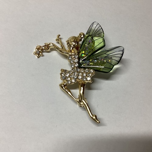 Beautiful gold diamante fairy - diamante,