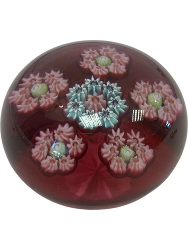 Vintage glass paperweight - vintage,