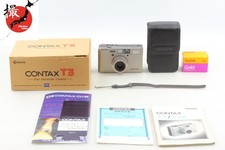 【 TOP MINT in Box 】 Contax T3 Titan Silver Compact 35mm Film Camera From...