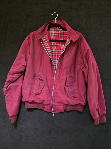 Vintage burgundy harrington - burgundy,