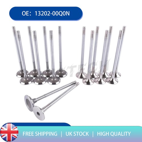 16pcs inlet exhaust - 16pcs, valves