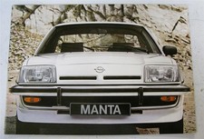 OPEL Manta Car Sales Brochure