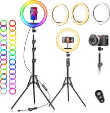 10" Ring Light Tripod RGB LED