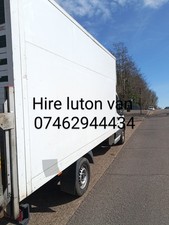 Van Hire: Luton Van 3500t and  tail lift 
