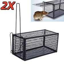 2 PCS Rat Trap Mouse Catcher Humane Cage Live Animal Rodent Mice Indoor Outdoor