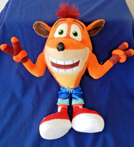 Crash bandicoot soft plush - crash,