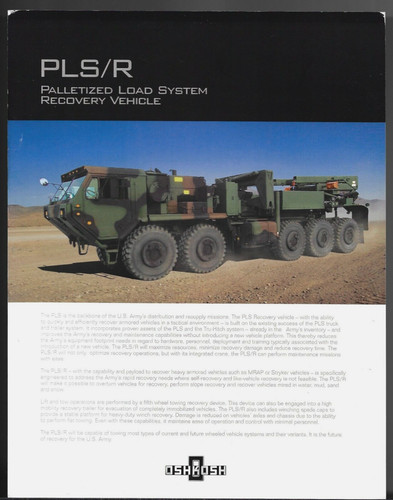 Oshkosh pls recovery vehicle - recovery,