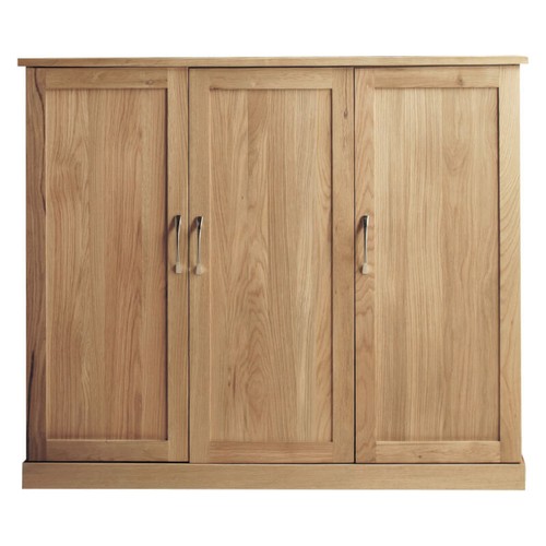 Solid oak shoe cupboard extra - shoe,
