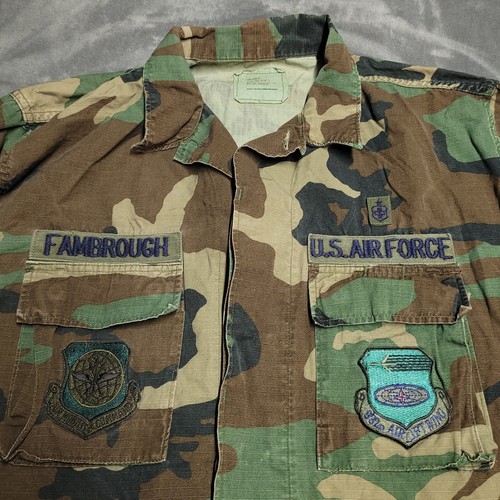 Vtg air force patched camo - us,