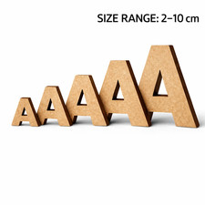 DIY Craft MDF Letters, A–Z