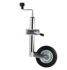 Jockey Wheel Heavy Duty with Clamp (48MM) Galvanised Run Flat Tyre