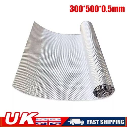 Exhaust embossed heat shield - heat,