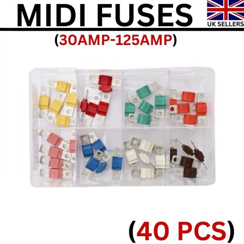 Midi fuses assorted box - assorted, (30