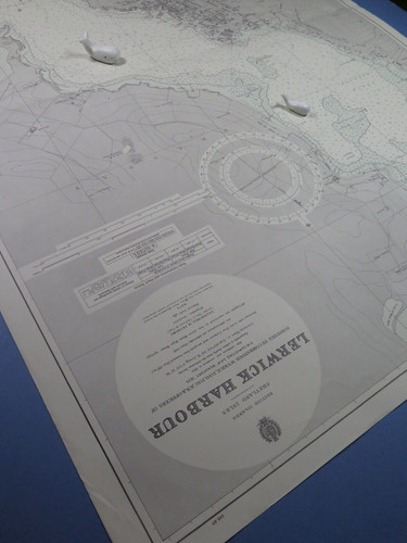 Vintage admiralty chart - vintage,