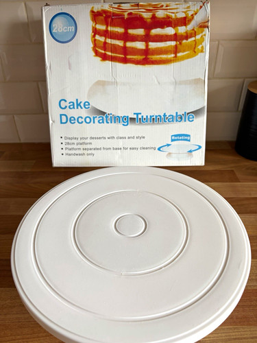 Cake decorating turntable 28cm - decorating,