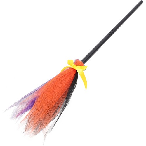 Halloween witch broom - witch,