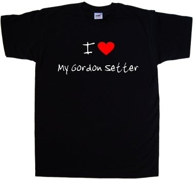 Love heart gordon setter - i,