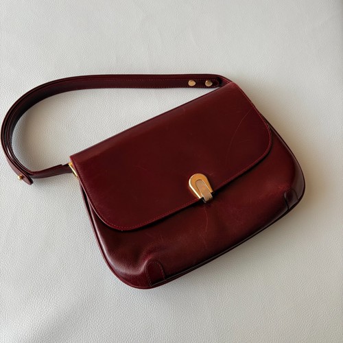 Launer london burgundy - london, leather