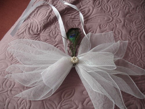 Large white net wedding church - white,