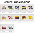 Netherlands Dutch Holland Flag Provinces Enamel Pin Badges. You choose.