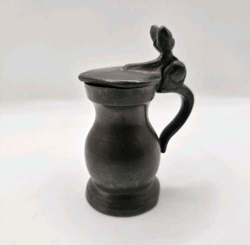 Antique pewter lidded - antique,