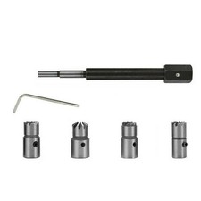 5PC Diesel Injector Seat Cutter Cleaner Tool ‌Carbon Build-Up Cleaning Kit‌