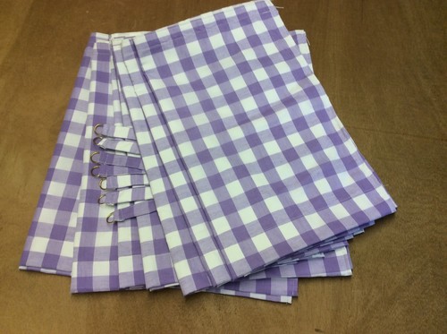 Gingham fabric both sides - fabric,