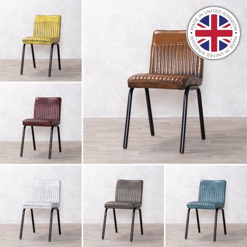 Industrial style ribbed dining - industrial,