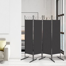 4-Panel Room Divider Folding
