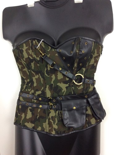 Charmian camo corset - camo,