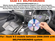 SAAB 9-3 MAP DVD -  EUROPEAN