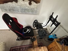 VR sim Racing Setup + PS4 (VR, Logitech G29, Wheel, Pedals, Shifter, Sim Rig)