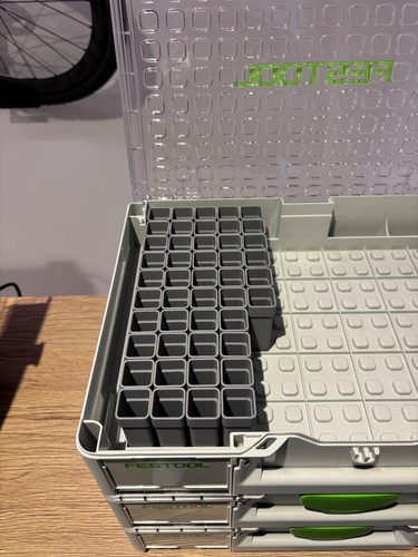 20x printed bins 25x25 - 3d,