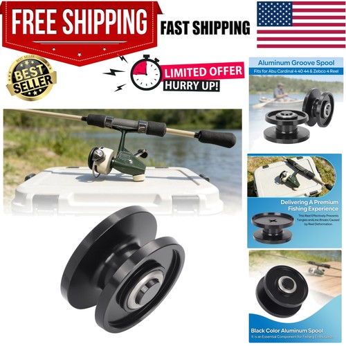 Aluminum groove spool - spool, abu
