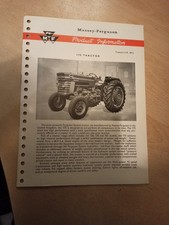 Massey Ferguson 175  Tractor Product Info Brochure