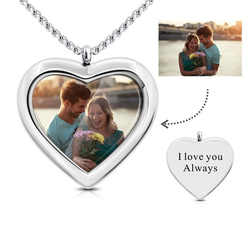 Personalized picture necklace - personalized,