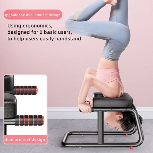 Yoga headstand bench exercise - yoga,