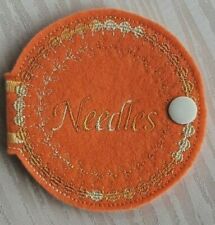 Handmade machine embroidered