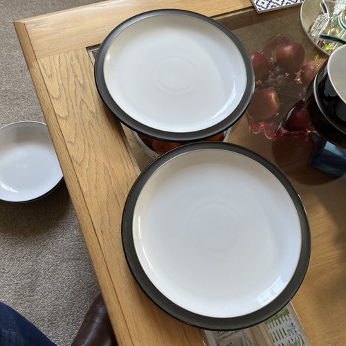 Denby jet black dinner - jet, 2x